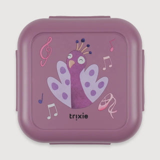 Snack Box with Clips Ballerina Mrs. Peacock