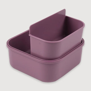 Snack Box with Clips Ballerina Mrs. Peacock