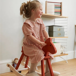 CARL LARSSON Orange-Red Rocking Horse