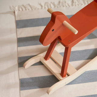 CARL LARSSON Orange-Red Rocking Horse