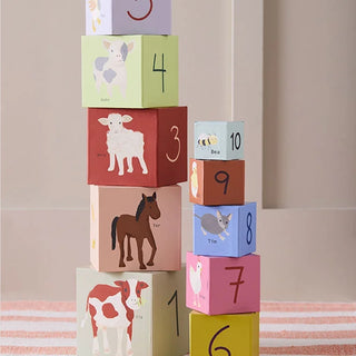 1-10 Paper Cubes