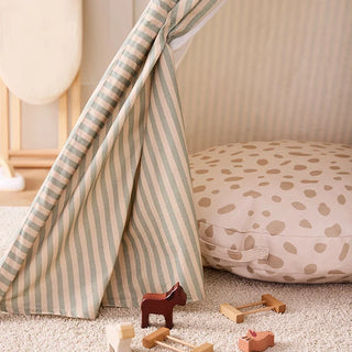Play Tipi Tent with Stripe Pattern