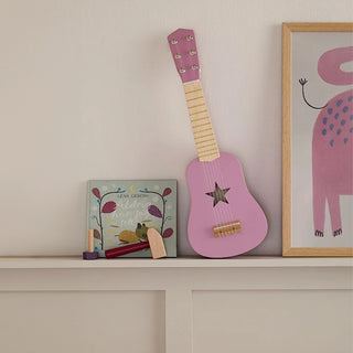 Dark Pink Guitar
