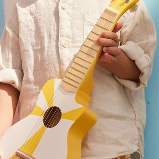 Yellow & White Guitar