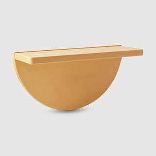 Mustard Circle Shelf