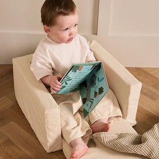 Off-White Foldable Armchair