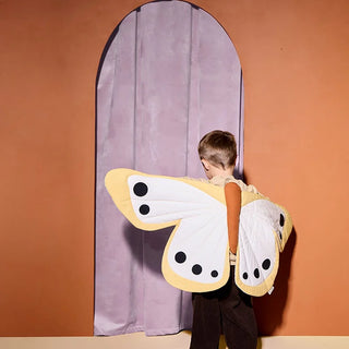 Yellow Maxi Butterfly Dress-Up