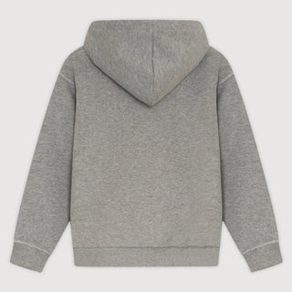 Mid Grey Melange Hoodie