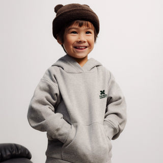 Mid Grey Melange Hoodie