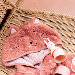 Mrs. Cat Hooded Towel 75x75cm