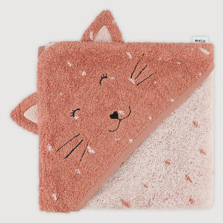 Mrs. Cat Hooded Towel 75x75cm