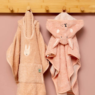Mrs. Rabbit Hooded Towel 75x75cm