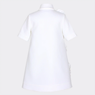 Sunkissed Dress with 3D Flower Accents