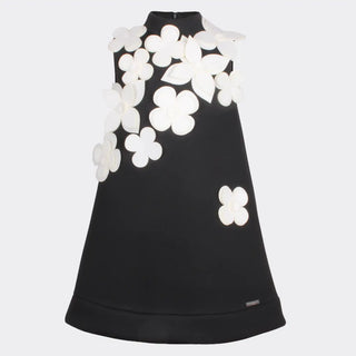 Willow Dress with Floral Appliqué