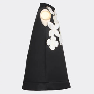 Willow Dress with Floral Appliqué