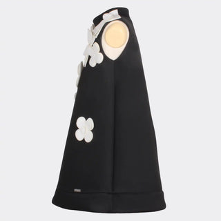 Willow Dress with Floral Appliqué