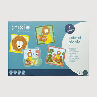 Puzzle Box Animal Picnic 4 Puzzles