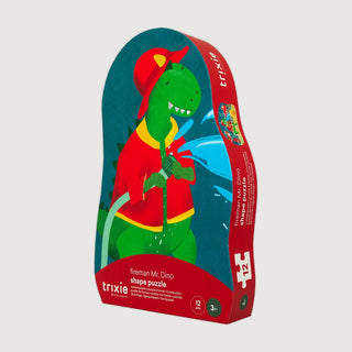 Mr. Dino Fireman Shape Puzzle 12 Pieces