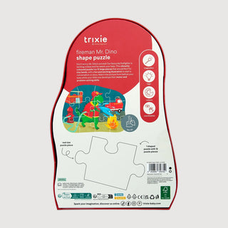 Mr. Dino Fireman Shape Puzzle 12 Pieces