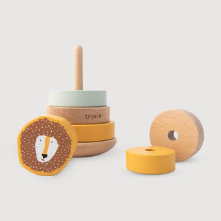 Mr. Lion Wooden Stacking Toy