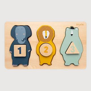 Wooden Counting Puzzle