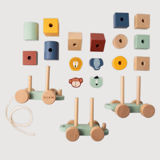 Wooden Animal Train