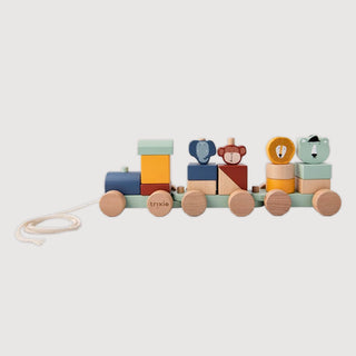 Wooden Animal Train