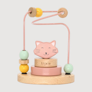 Mrs. Cat Wooden Beads Maze