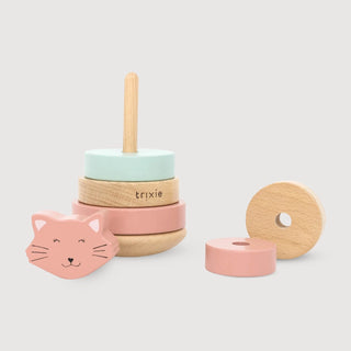 Mrs. Cat Wooden Stacking Toy