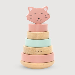 Mrs. Cat Wooden Stacking Toy
