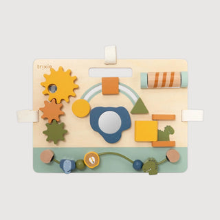Mrs. Elephant Wooden Activity Panel