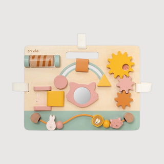 Mrs. Cat Wooden Activity Panel
