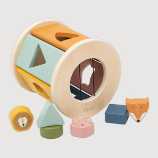 Wooden Rolling Shape Sorter
