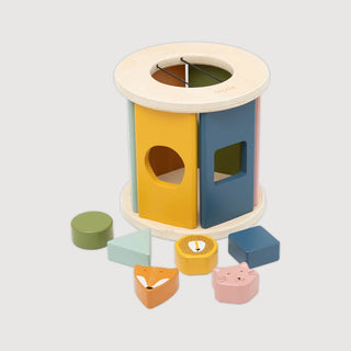 Wooden Rolling Shape Sorter