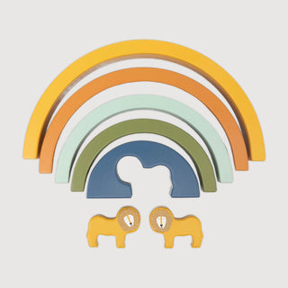 Mr. Lion Wooden Rainbow Stacking