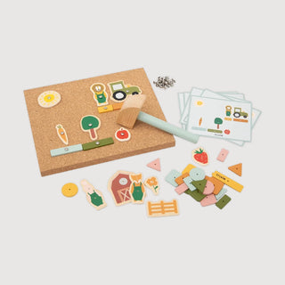 Wooden Tap Tap Game Farm
