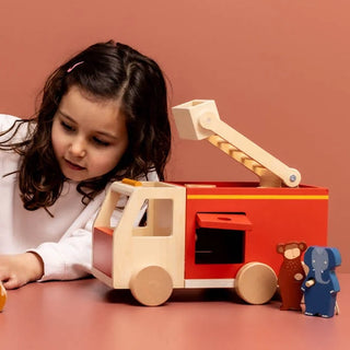 Wooden Fire Truck