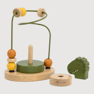Mr. Dino Wooden Beads Maze
