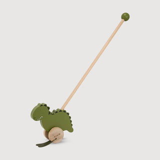 Mr. Dino Wooden Push Along Toy