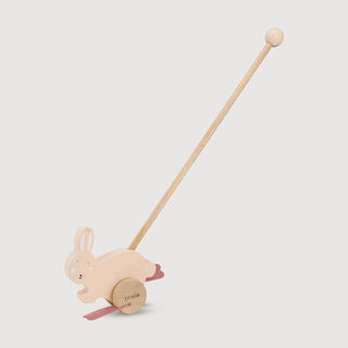 Mrs. Rabbit Wooden Push Along Toy