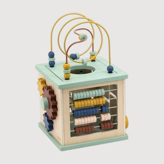 Wooden 5-in-1 Activity Cube