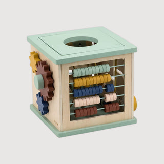 Wooden 5-in-1 Activity Cube