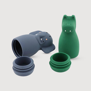 Mrs. Elephant & Mr. Crocodile Bath Toy Squeezy Animals