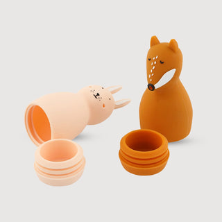 Mrs. Rabbit & Mr. Fox Bath Toy Squeezy Animals