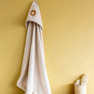 Aura Lion Hooded Towel 75x75cm