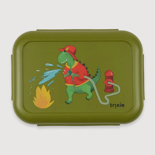 Lunch Box with Clips Fireman Mr. Dino