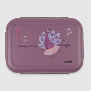 Lunch Box with Clips Ballerina Mrs. Peacock