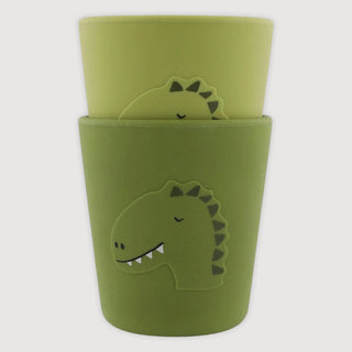 Mr. Dino Silicone Cup 2 Pack