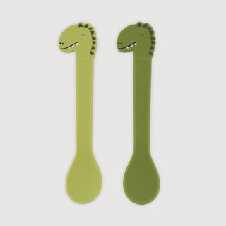 Mr. Dino Silicone Spoon 2 Pack