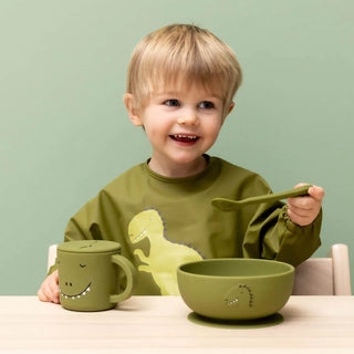 Mr. Dino Silicone Bowl with Suction